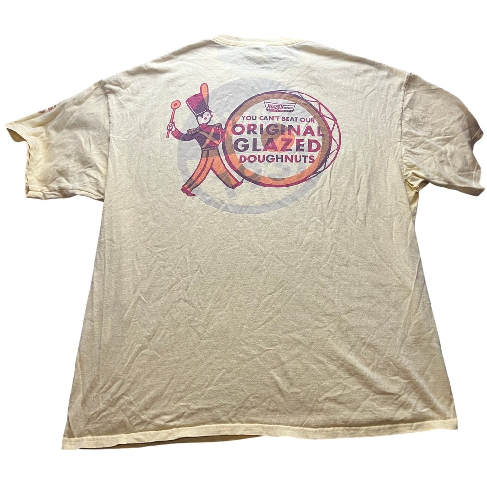 Krispy Kreme Doughnuts‎ Shirt Mens 3XL Advertising Sleeve Hit Drummer Boy